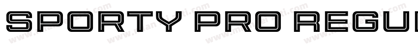 Sporty Pro Regular XP字体转换
